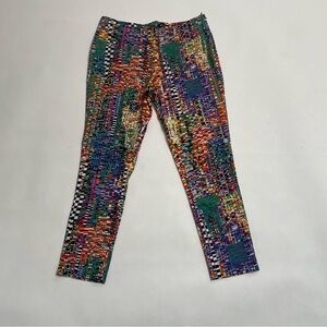 MARIMEKKO straight leg colorful trousers